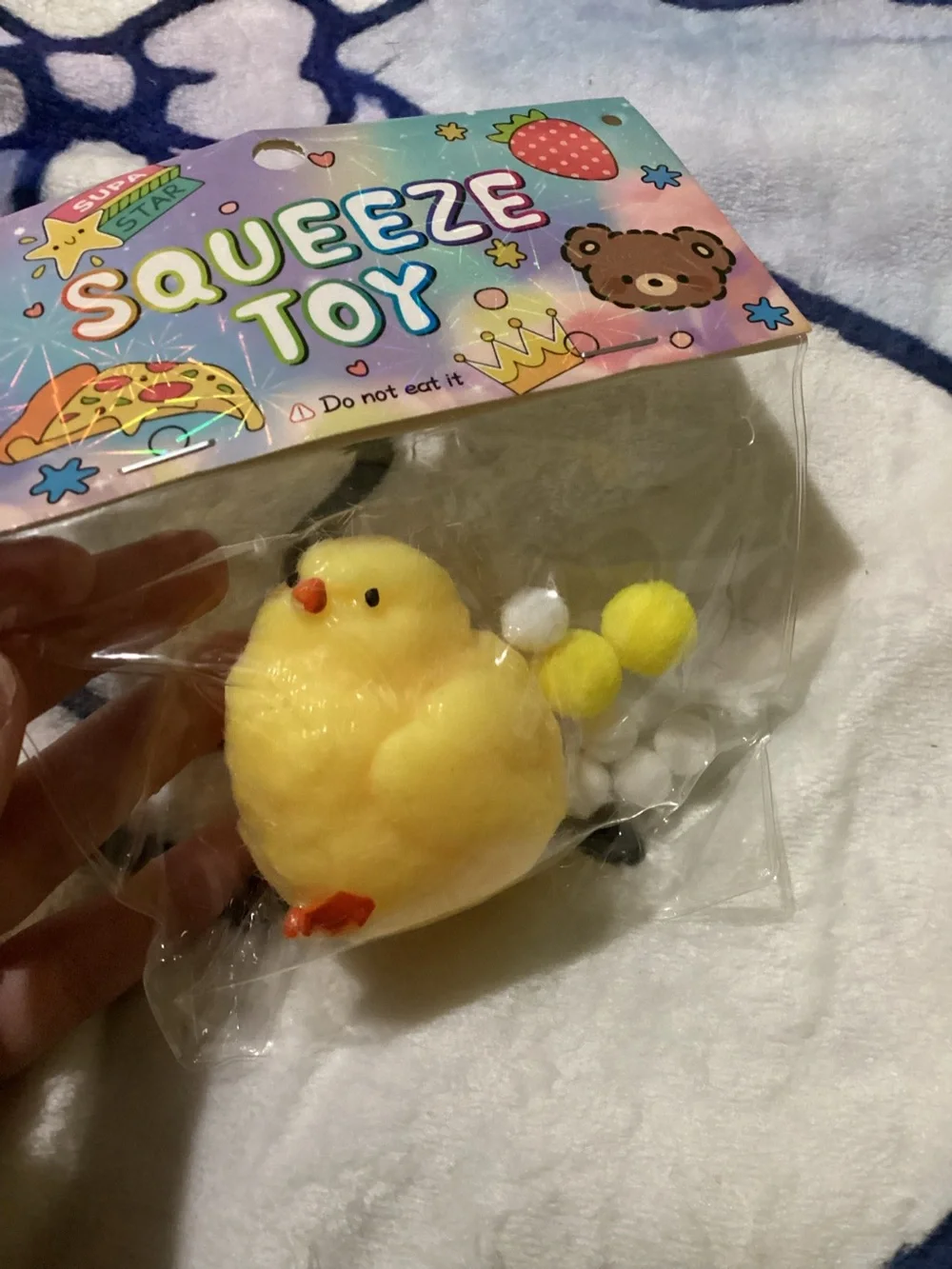 Squeeze Toy Yellow Chick Stress Reliever